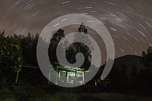 Night photography at the Paltuding post photo