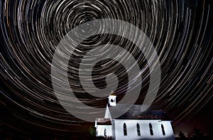 Night Photography Star Trails