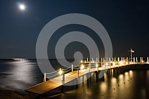 Night pier