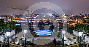 Night in Porto, The Yeatman Hotel Pool, Portugal, Europe