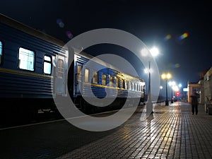 Night Rail-Road Station