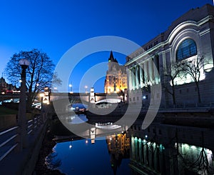 Night Rideau Canal Ottawa, Ontario, Canada