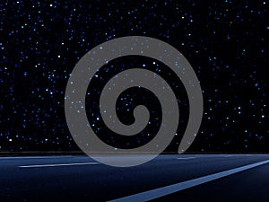 Night road abstract background