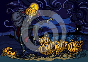 Night of runaway pumpkins