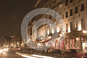 Night Scence of Old Montreal