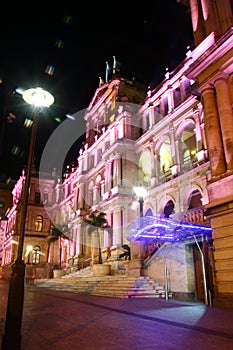 Night scene of Brisbane Treasury Casino photo