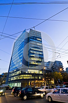 Night scene in Bucharest
