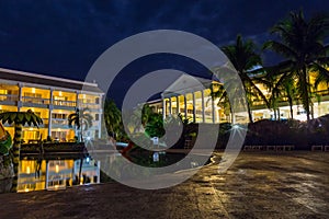 Night scene Grand Palladium, Montego bay Jamaica