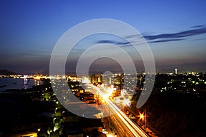 Night scene of the Hakodate