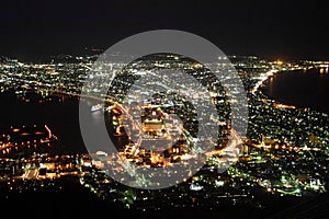 Night scene of the Hakodate