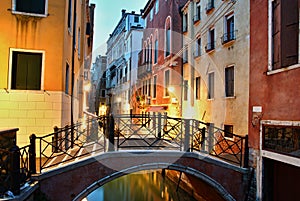 Night scene in Venice