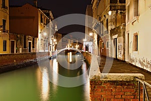 Night scene in Venice