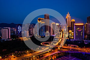 Night scenes of Chongqing