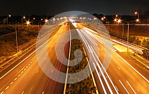 Night Shot of Expressway