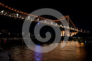 Night shot of the Story Bridge
