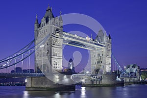 Night shot of Tower Bridge