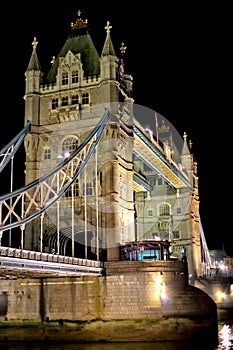 Night shot of Tower Bridge