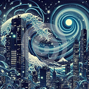 night sky background