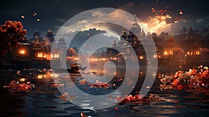 The night sky explodes into a mesmerizing canvas of color and light