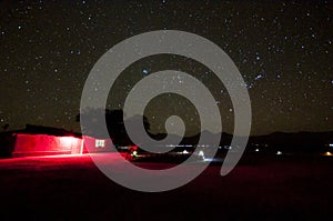 Night sky over Atacama desert