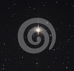 Night sky stars Mirah star observig Andromeda constellation Mirach Ghost photo