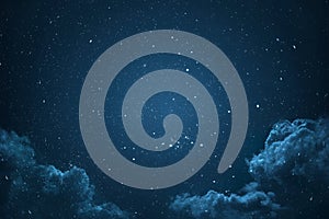 Night sky with stars.