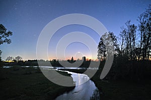 Night Sky stars observing in Latvia