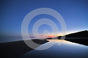 Night Sky stars observing in Latvia