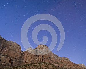 Night sky in zion