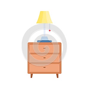 Night Stand Icon Image.