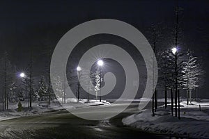 Night street photo