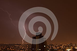 Night of thunderstorm photo