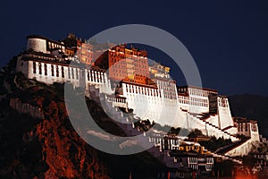 Night of Tibet Potala Palace photo