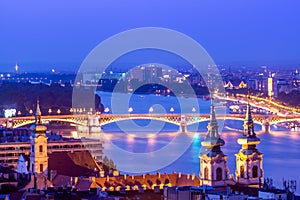 Night Time View of Budapest