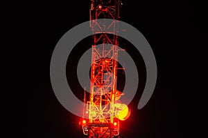 Night tower TV radio communication, 4G