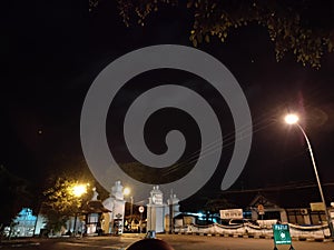 Night in the traditional city of jogja