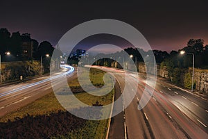 Night Traffic on Laagna Road, Tallinn
