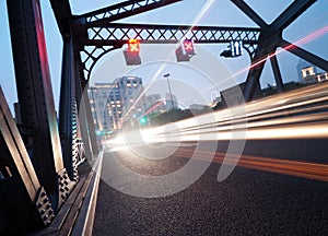 Night traffic lights