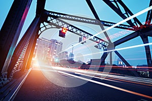 Night traffic lights