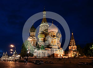 Night, Vasily Blazhennogo's church