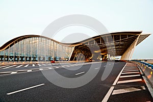 Night view of the airport