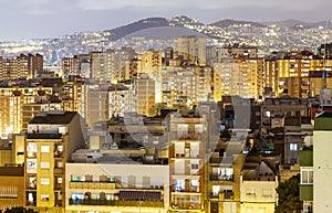 Night view of Barcelona