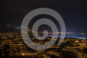 Night view of Baza Granada