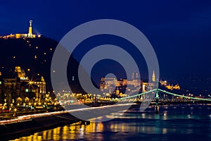 Night view of Budapest