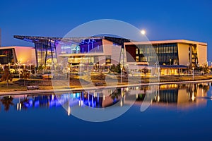 Night view of the Convention Center