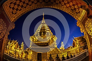 Night view Doi Suthep