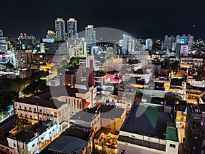 Night View of Downtown Daegu Dongseongno Street