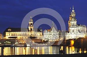Night view of Dresden