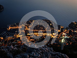 Night view,  Dubrovnik , Croatia