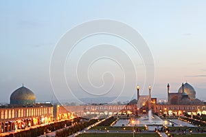 Night view of Esfahan, Iran